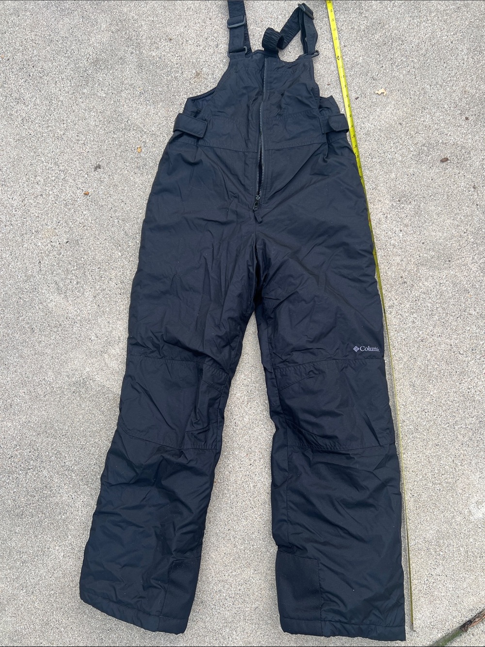 Columbia Boys Snowslope II Bib Snow Pants Black Youth XL 18/20